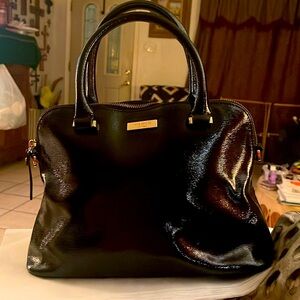 Kate Spade black patent leather bag